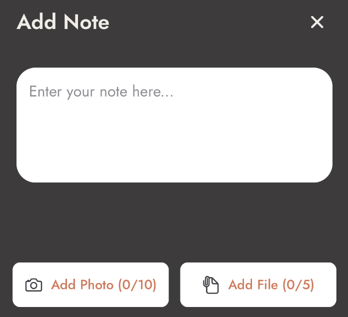 Attach photos & files
